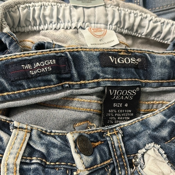 EUC! 4 PAIR GIRL'S SIZE 4 DENIM SHORTS - Picture 11 of 16